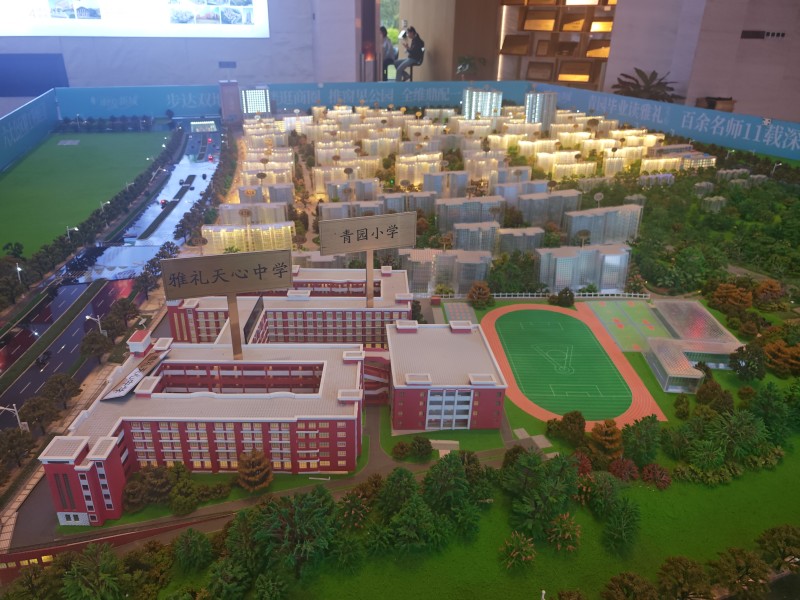 丽发新城沙盘图