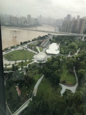 现房销售 无缝连接公园 玻璃加铝板外立面,现代建筑