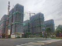 华润润鸿府实景图在建工地