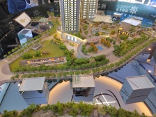 解放碑 三轻轨 次新小区 层高3.6米 东南朝向看两江