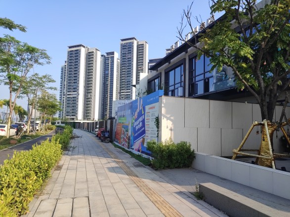 星河·江堤春晓实景图