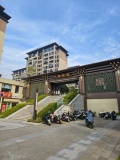 汉唐世家实景图小区大门
