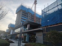 坤城·长安映月实景图在建工地