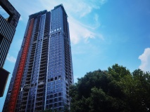 武汉城建·中央云城实景图在建工地