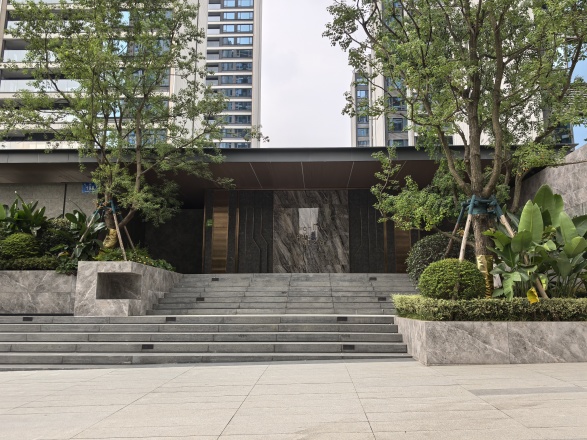 轨道城市万科美的·高线公园实景图