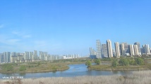 海湾新城实景图在建工地