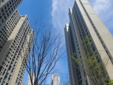 干挂石材,板式户型,层高3.1米,精装拎包入住