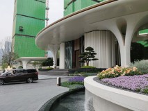 建发海耀实景图小区大门