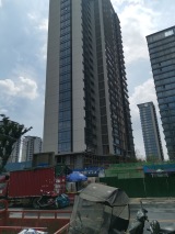 招商时代公园天澜境B区实景图在建工地