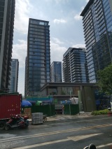 招商时代公园天澜境B区实景图在建工地