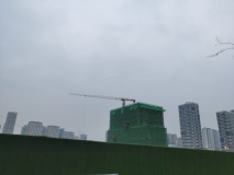 成华和悦广场实景图在建工地