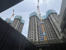 恒荣城市溪谷三期实景图在建工地