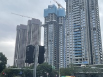 超核紫云府实景图在建工地