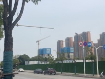清能锦城·缦云观樾实景图在建工地