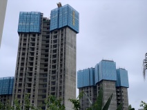 东湖碧桂园实景图在建工地