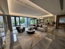 绿城梅溪半山143平样板间客厅