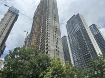 招商蛇口·江山境8月在建工地整体楼栋进度