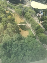 全新毛坯 无缝连接公园 玻璃加铝板外立面 现代建筑